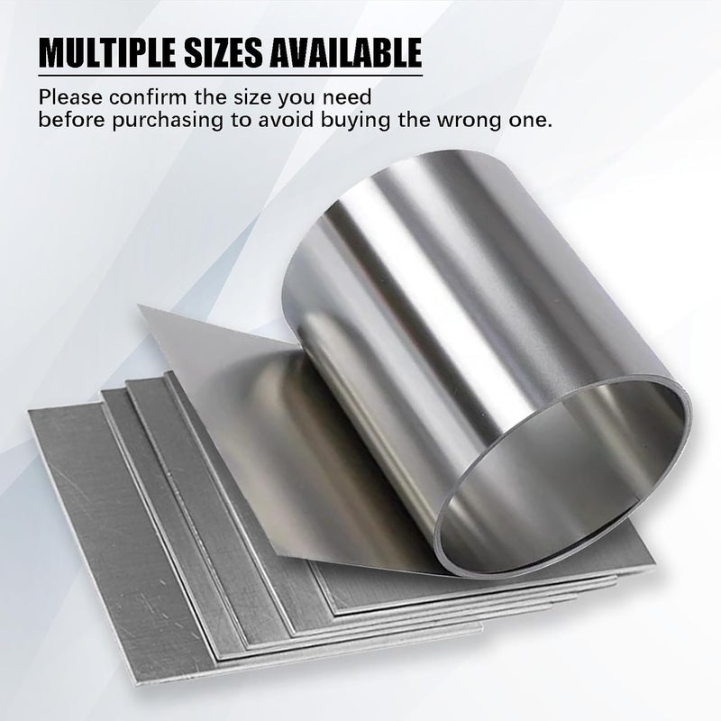 Surprecision Pure Nickel Sheet Pure Nickel Strip 100x100x2mm (3.94"x3.94"x0.0787") 99.6% Nickel Plate for Scientific Experiments and Various Industrial/DIY Projects - Image 5